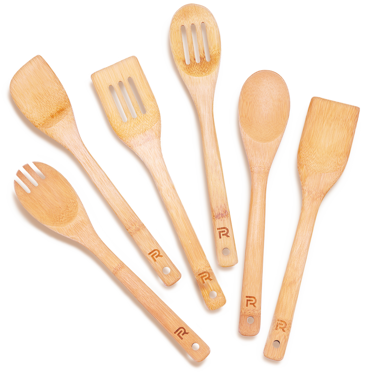 Riveira Bamboo Cooking Utensils Set